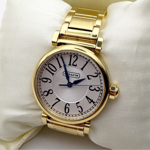 Vintage Coach Madison Authentic 2011 Gold Watch CA.72.3.34.0741 - Picture 3 of 10
